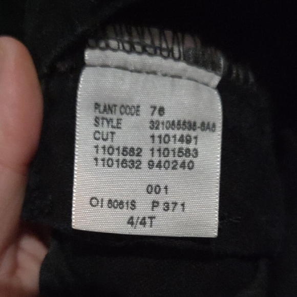 Girls Polo Ralph Lauren Black Jeans Size 4-4T - Picture 3 of 4